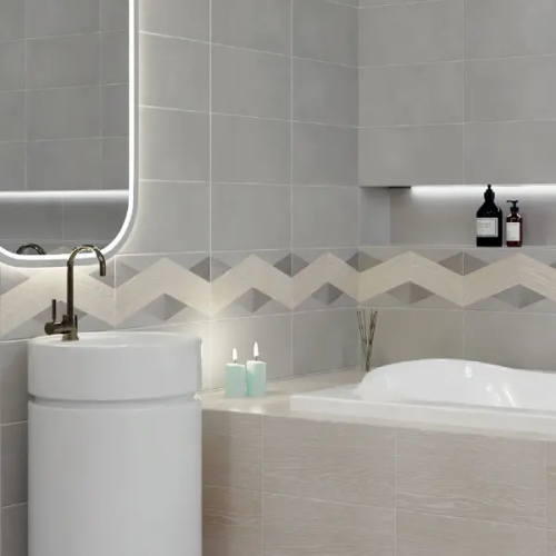 Плитка настенная Mersey Вуд микс-1 20x40 см 1.6 м² матовая цвет микс