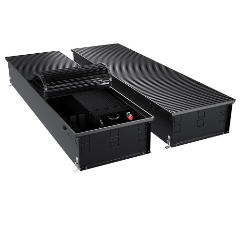 Конвектор внутрипольный Royal Thermo ATRIUM TURBO-190/400/2600-DG-U-BL
