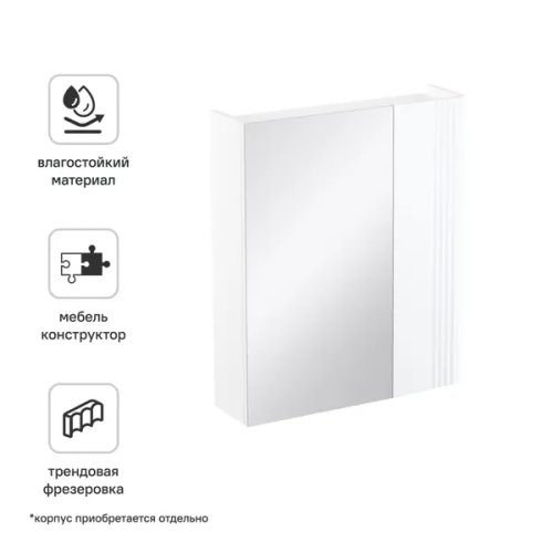 Фасад для мебели в ванной Iddis Лахта (Lahta) LAH20W1i89 19.8 см МДФ цвет белый