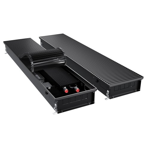 Конвектор внутрипольный Royal Thermo ATRIUM TURBO-110/300/1100-DG-U-BL