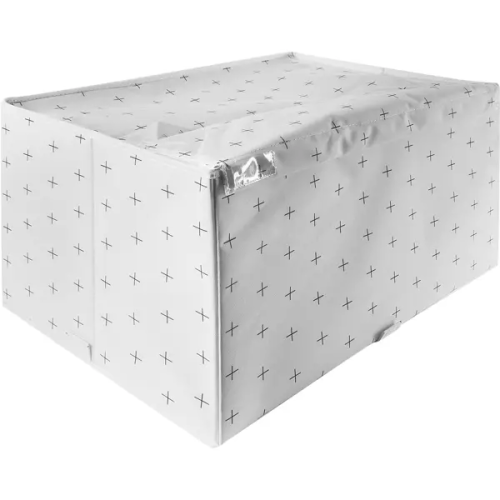 Короб для хранения Spaceo 56x33x36 см полиэстер цвет белый