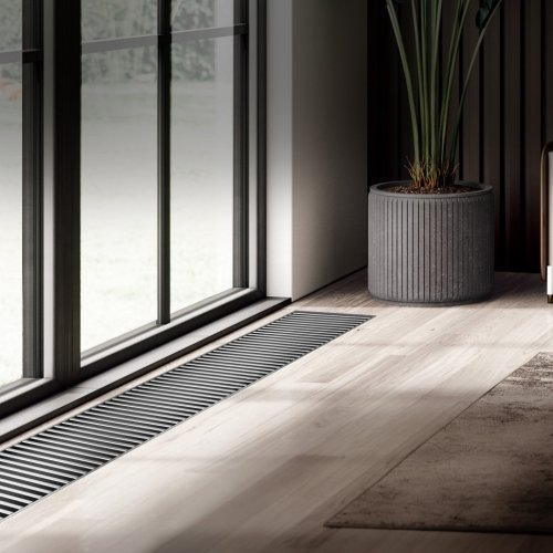 Конвектор внутрипольный Royal Thermo ATRIUM TURBO-90/250/1200-DG-U-NA