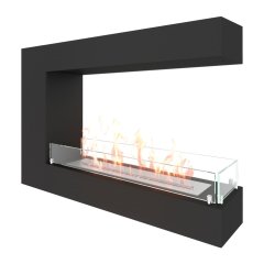 Биокамин торцевой SteelHeat GRAND 700 (Стекло)
