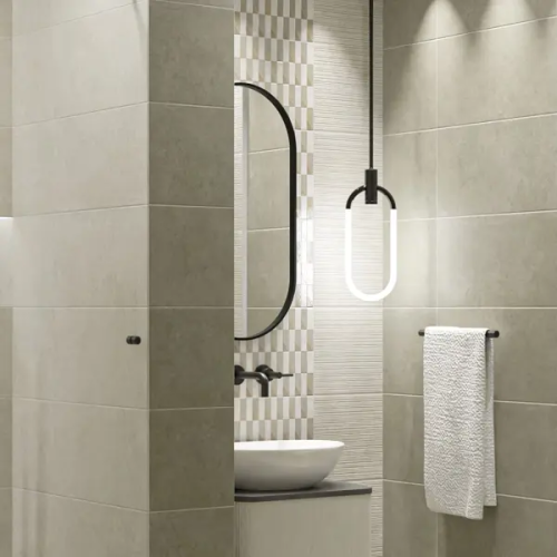 Настенная плитка Azori Catar Cotto 31.5x63 см 1.79 м² матовая цвет темно-бежевый