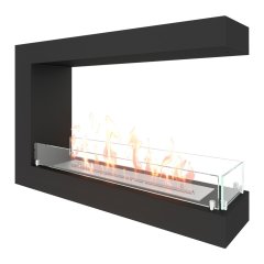Биокамин торцевой SteelHeat GRAND 800 (Стекло)