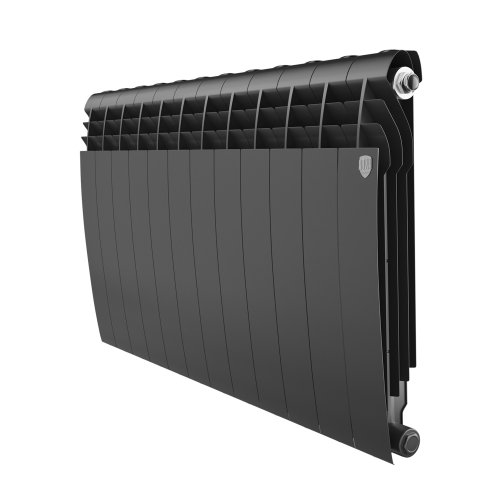 Радиатор биметаллический Royal Thermo BILINER B 500 Чёрный - 12 секц.