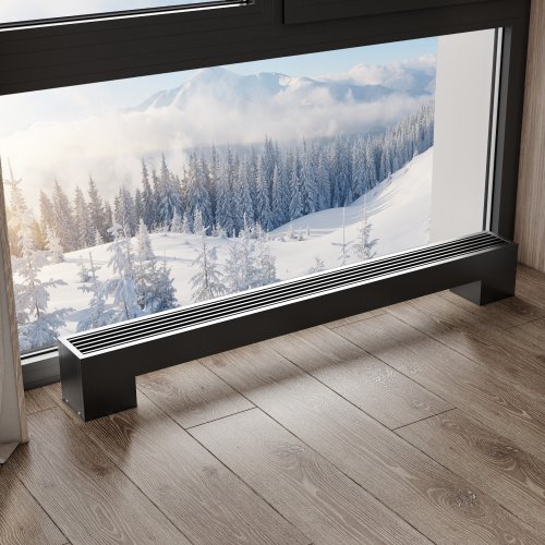 Конвектор напольный Royal Thermo STEP-180/130/1000-3-N-BL-LG-BL