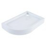 Душевой поддон Sensea Basic акрил 120x80 см 1/4 круга правый
