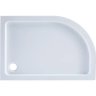 Душевой поддон Sensea Basic акрил 120x80 см 1/4 круга правый