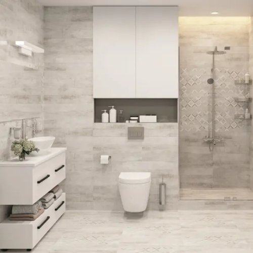 Керамогранит LB Ceramics Сноувинд 60x30x0.85 см 1.44 м² матовый цвет серый