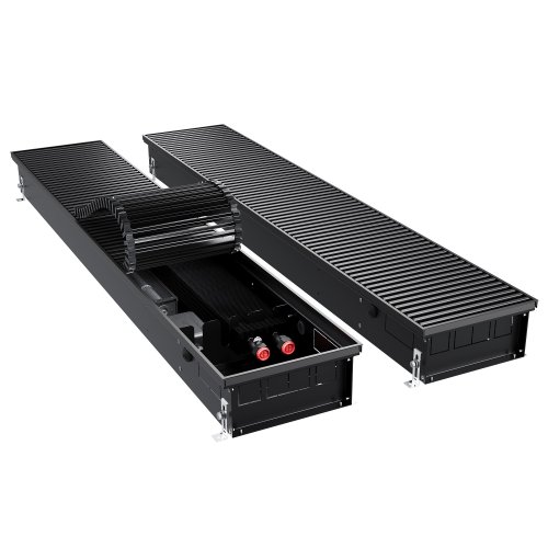 Конвектор внутрипольный Royal Thermo ATRIUM TURBO-110/250/2700-DG-U-BL