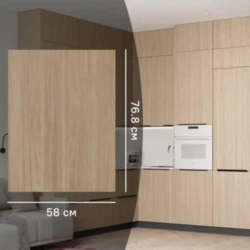 Фальшпанель для кухонного шкафа Ирбит 58x76.8 см KONSENSA ЛДСП цвет дуб