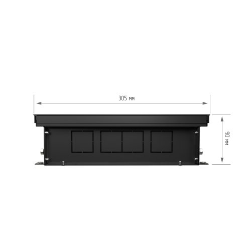 Конвектор внутрипольный Royal Thermo ATRIUM TURBO-90/300/1100-DG-U-LB
