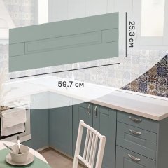 Фасад кухонного шкафа Томари 59.7x25.3см KONSENSA МДФ цвет голубой