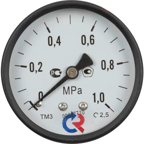 Манометр осевой Росма 10 бар 1/4" 63 мм